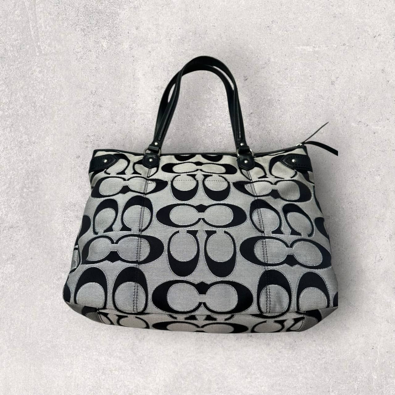 Authentic Vintage Coach Poppy Signature Tote Bag
