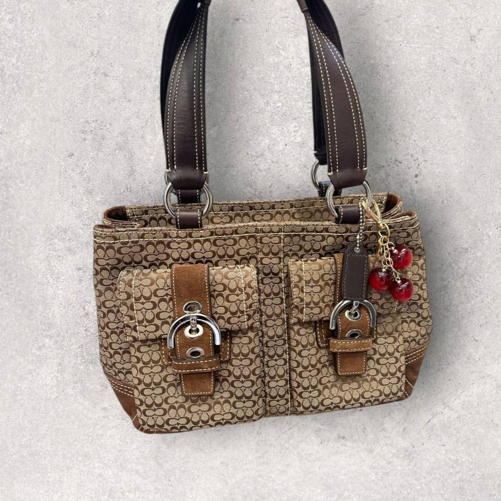 Authentic Vintage Coach Soho Brown Shoulder Bag