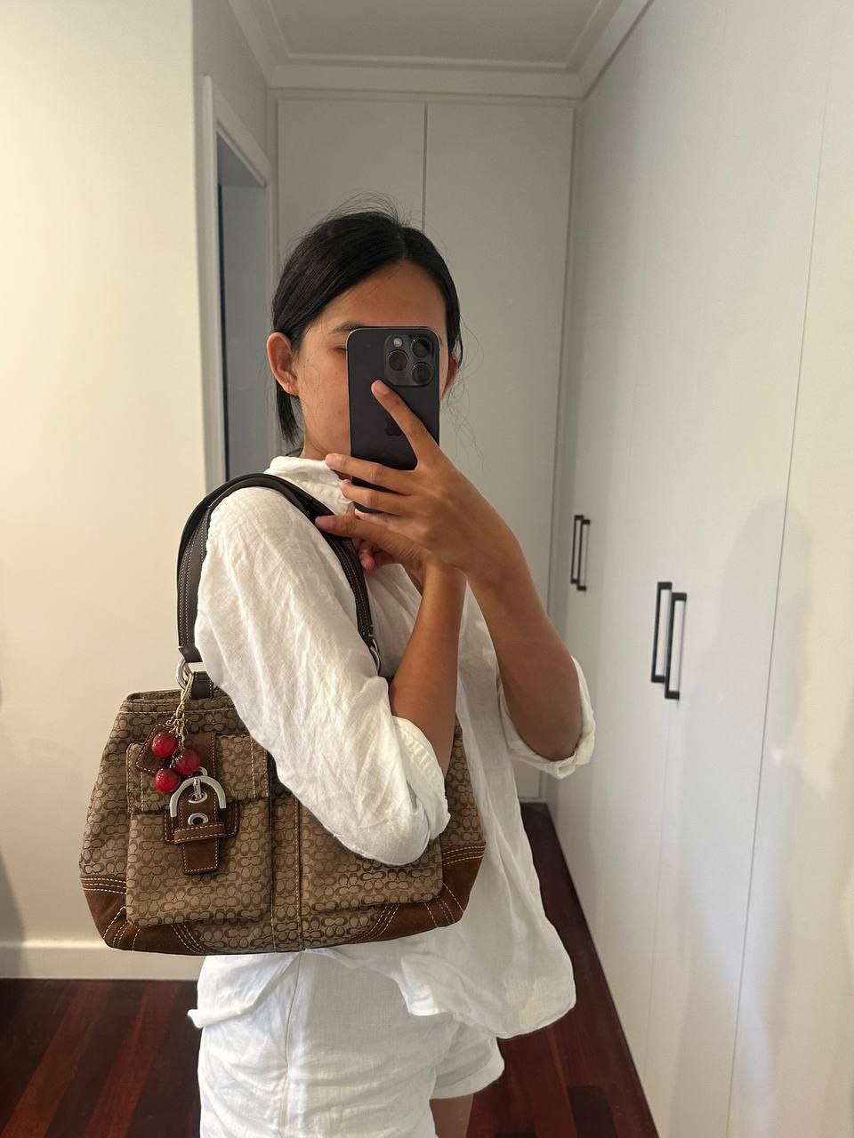 Authentic Vintage Coach Soho Brown Shoulder Bag