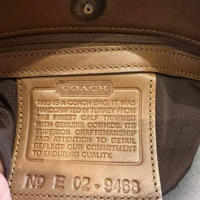 Authentic Vintage Coach Lightweight East West Shoulder Bag