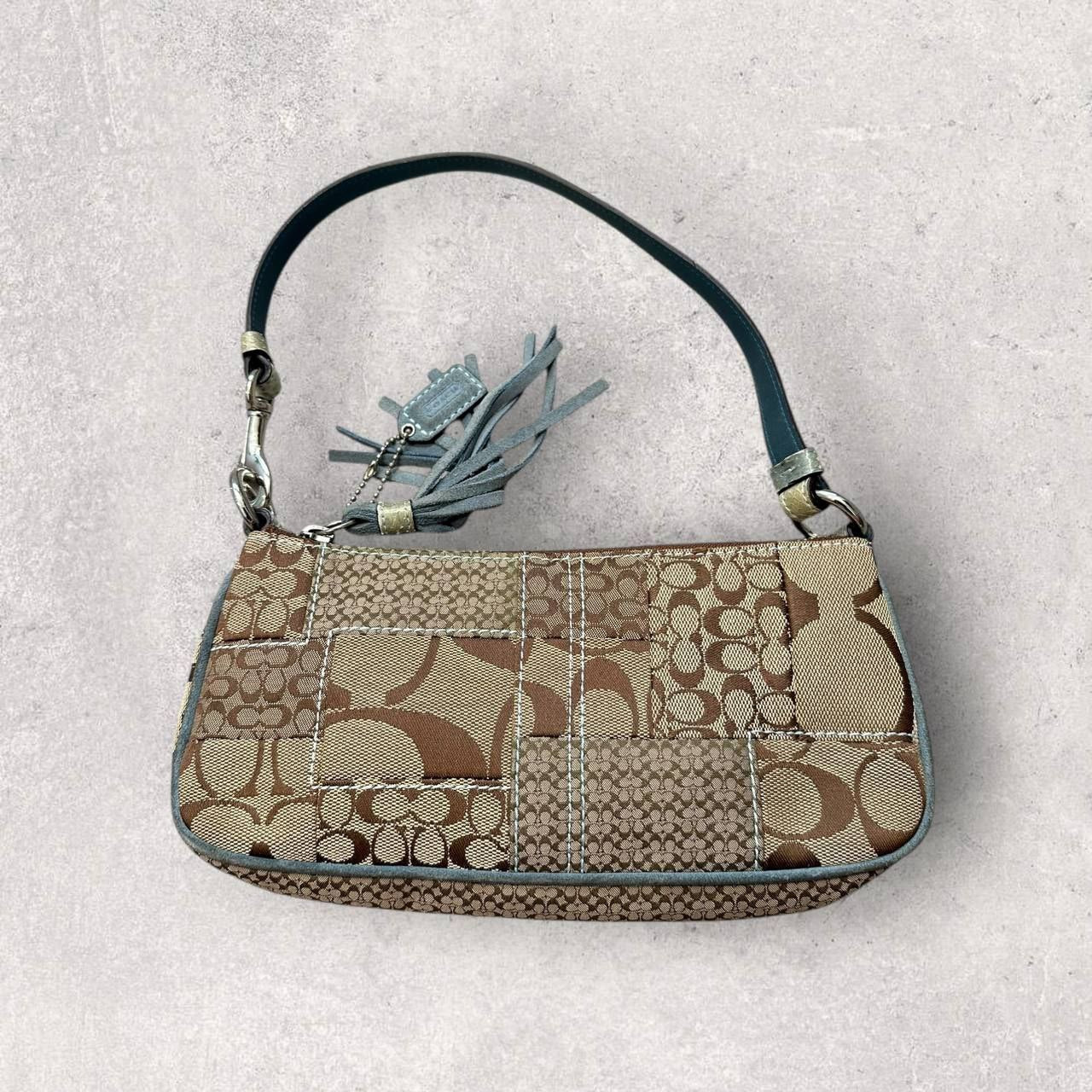 Authentic Vintage Coach Patchwork Shoulder Bag