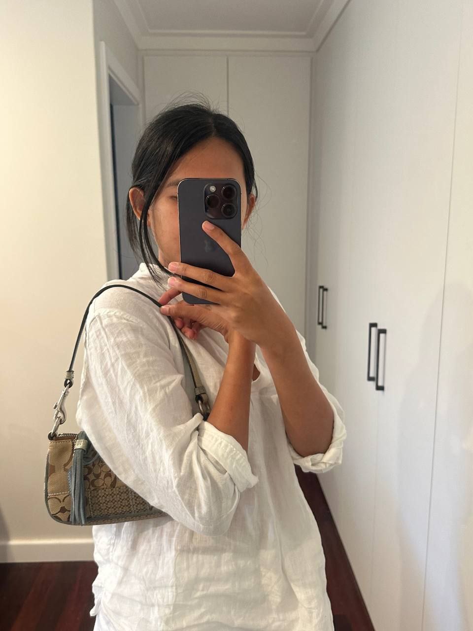 Authentic Vintage Coach Patchwork Shoulder Bag