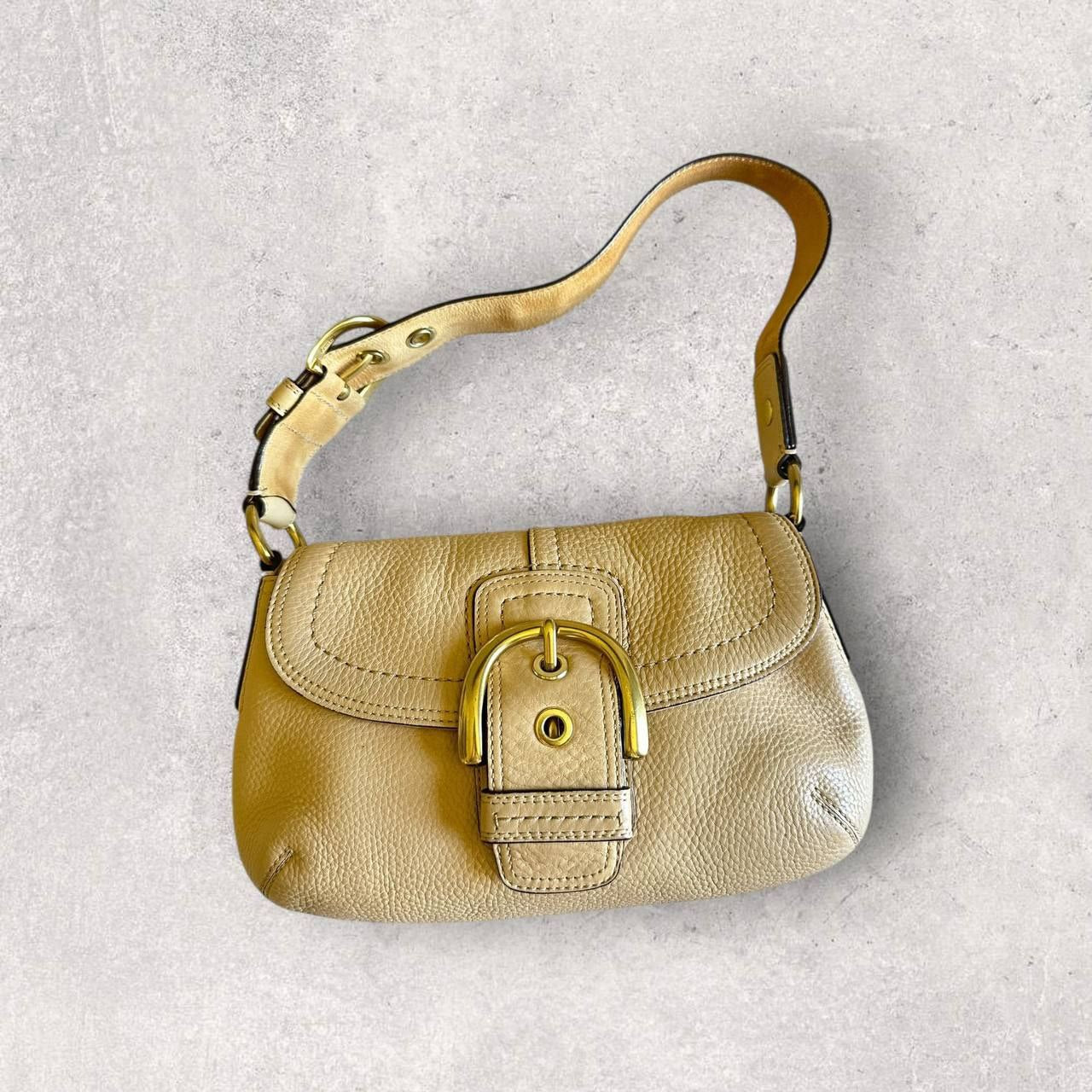 Authentic Vintage Coach Soho Grain Leather Shoulder Bag