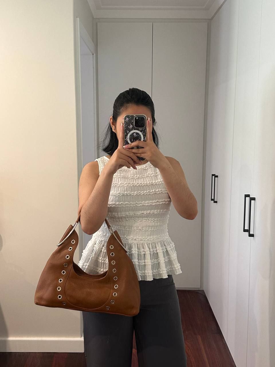 Authentic Vintage Furla Leather Shoulder Bag