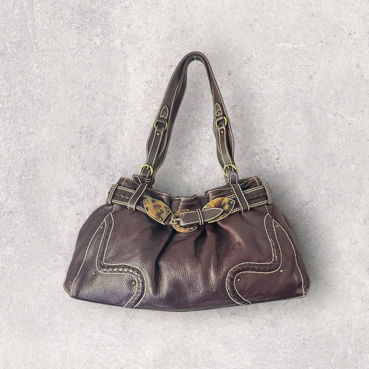 Authentic Vintage Aigner Leather Shoulder Bag