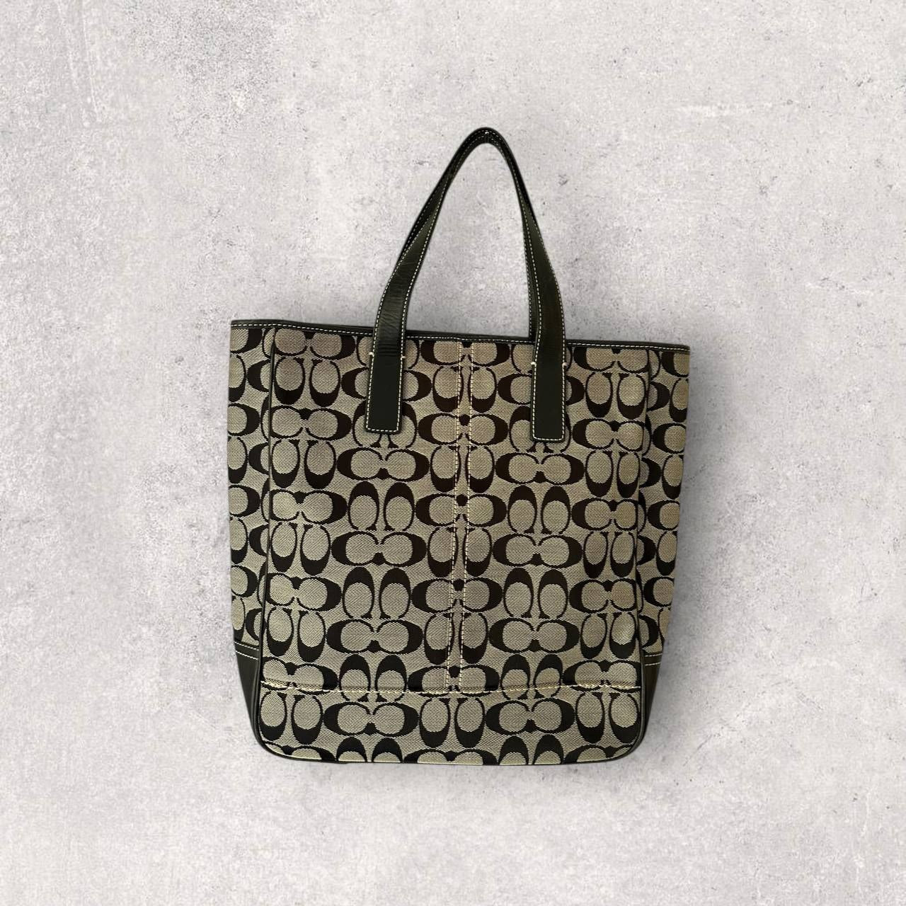 Authentic Vintage Coach Signature Tote Bag