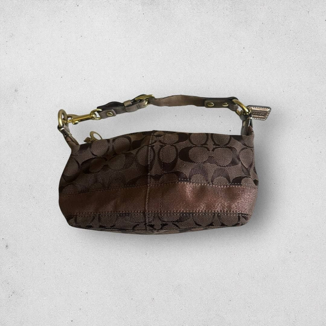 Authentic Vintage Coach Signature Shoulder Bag
