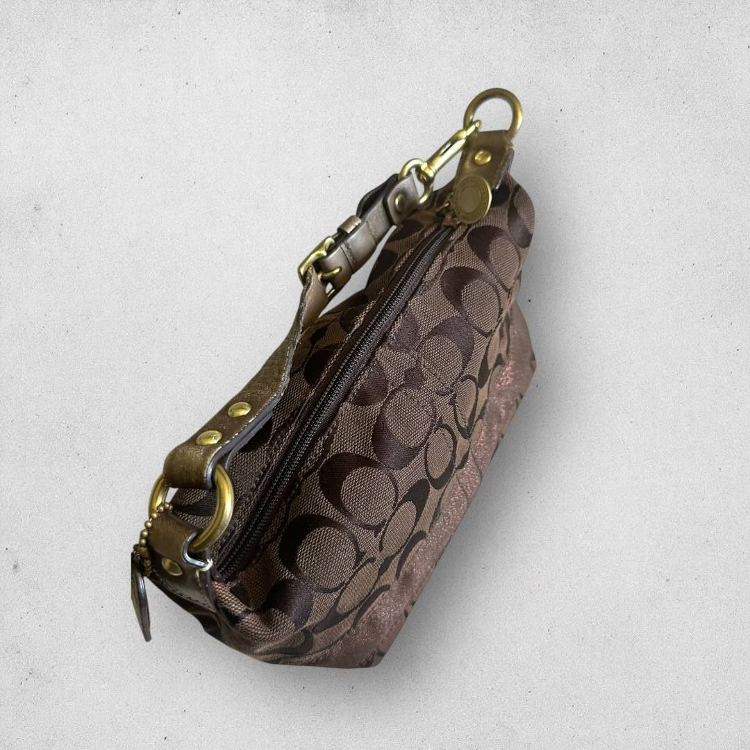 Authentic Vintage Coach Signature Shoulder Bag