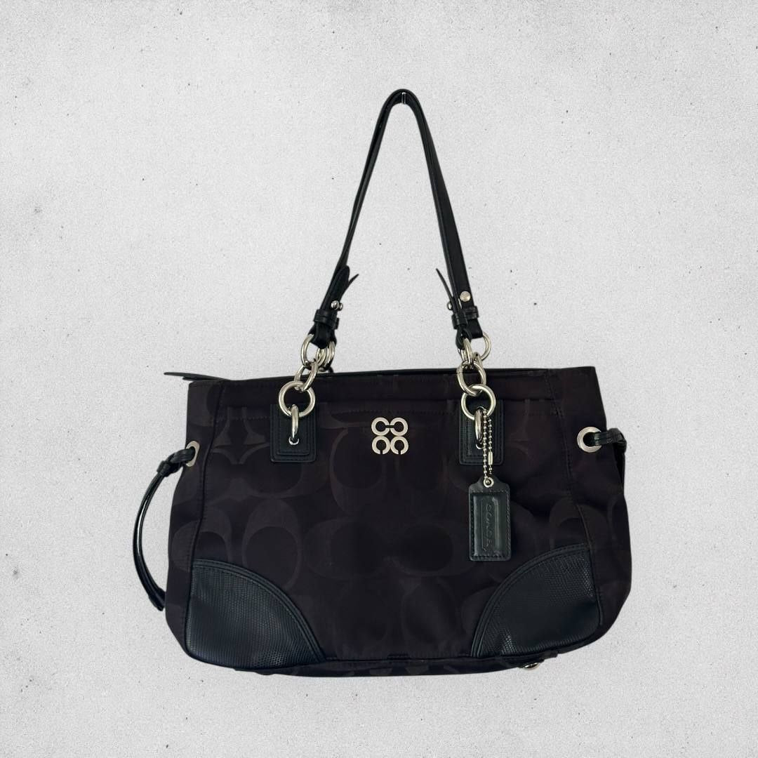 Authentic Vintage Coach Nylon Tote Bag