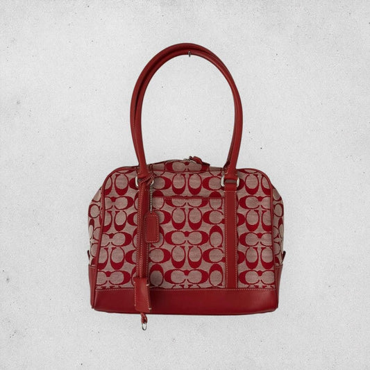 Authentic Vintage Coach Signature Satchel Bag
