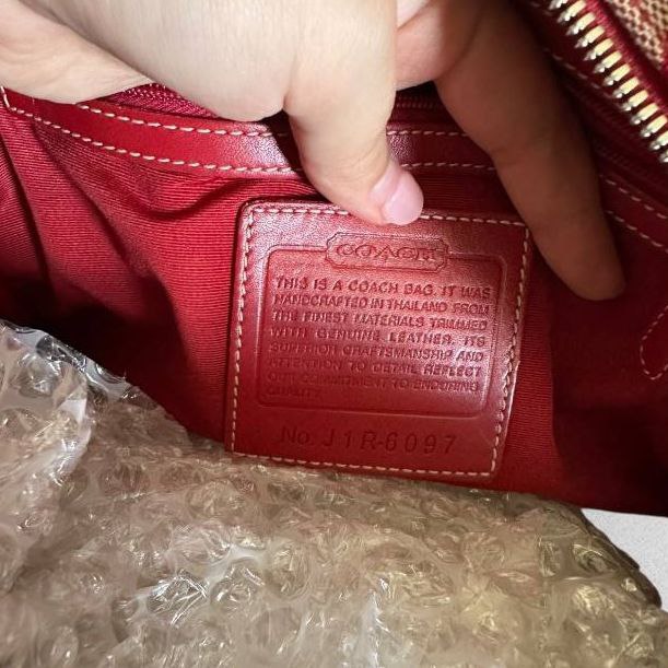 Authentic Vintage Coach Signature Satchel Bag