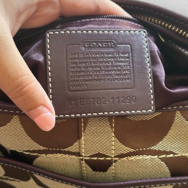 Authentic Vintage Coach Ergo Signature Hobo Bag