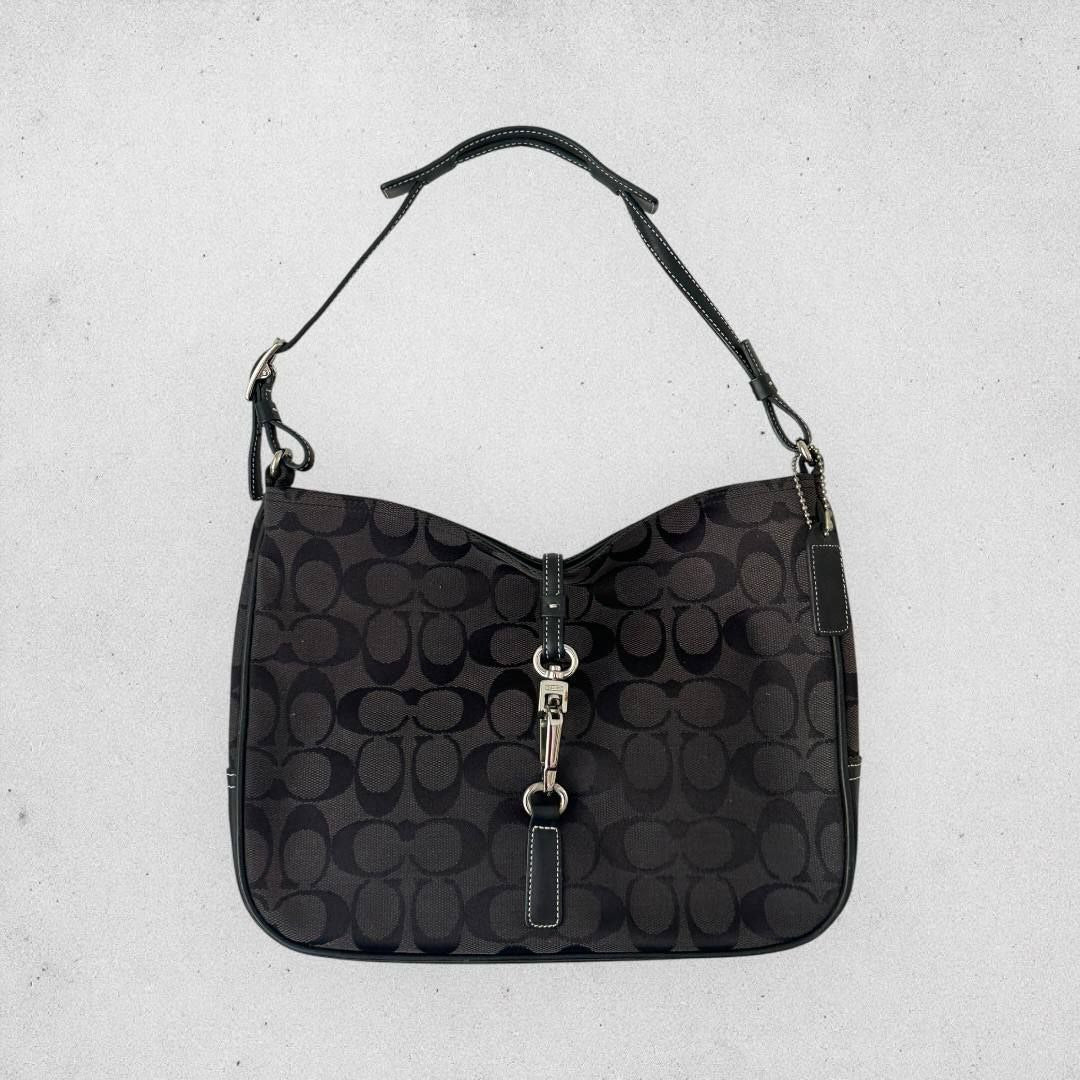 Authentic Vintage Coach Hamptons Signature Shoulder Bag