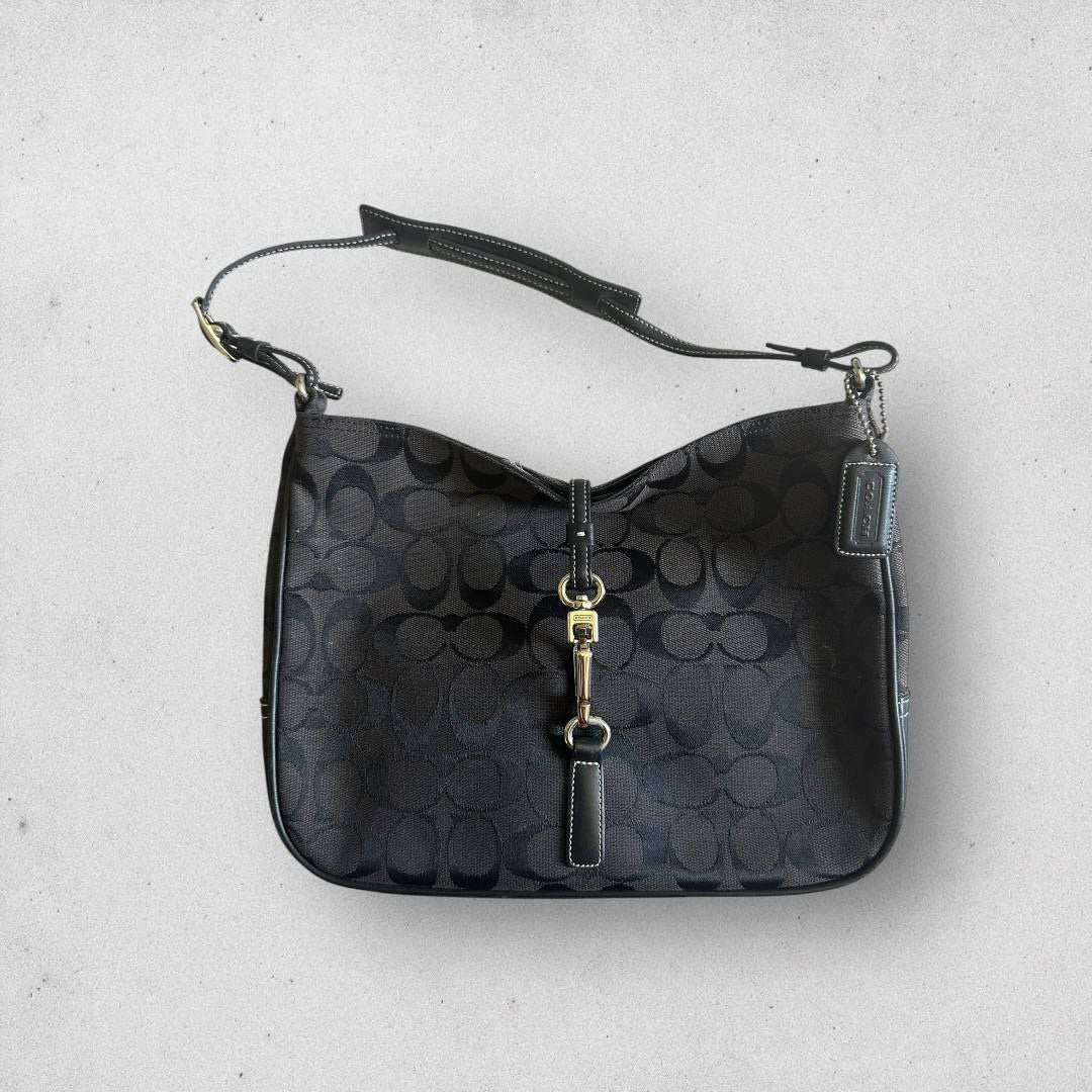 Authentic Vintage Coach Hamptons Signature Shoulder Bag