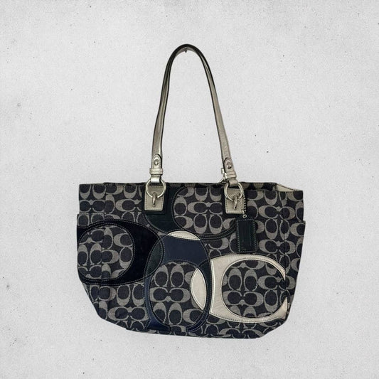 Authentic Vintage Coach Denim Shoulder Bag