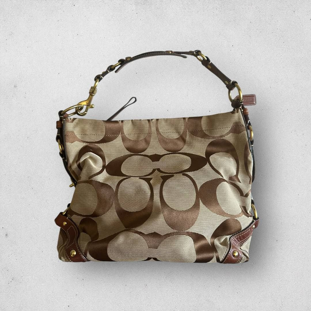 Authentic Vintage Coach Carly Signature Shoulder Bag