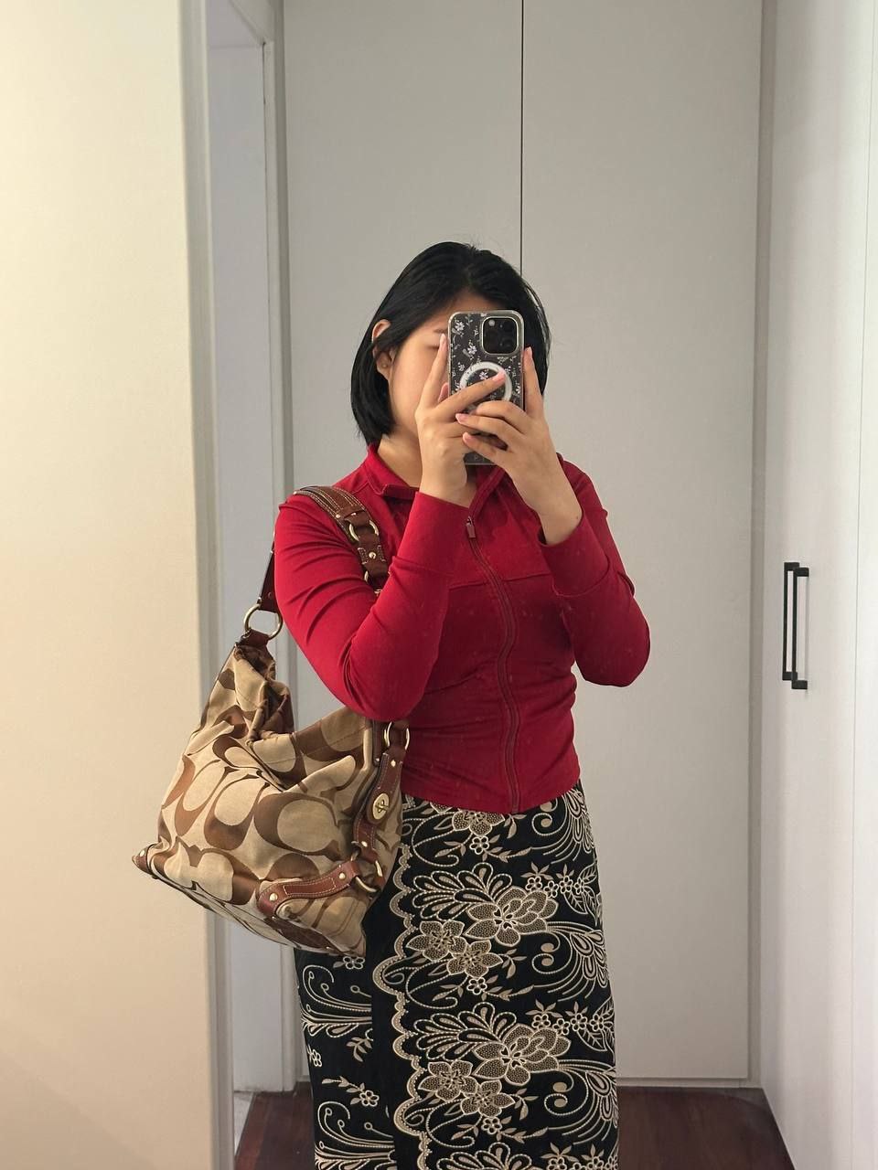 Authentic Vintage Coach Carly Signature Shoulder Bag