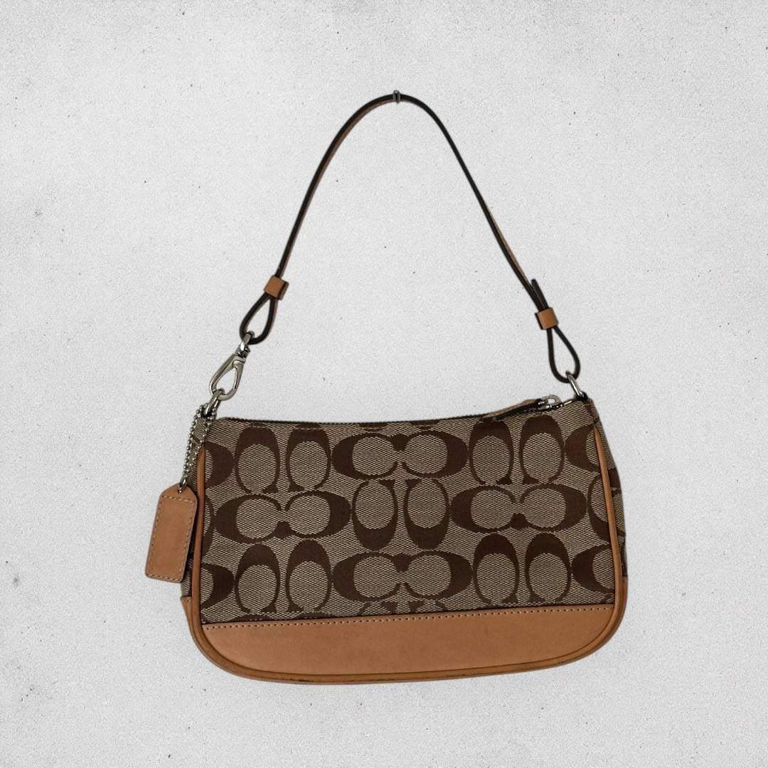 Authentic Vintage Coach Demi Signature Shoulder Bag