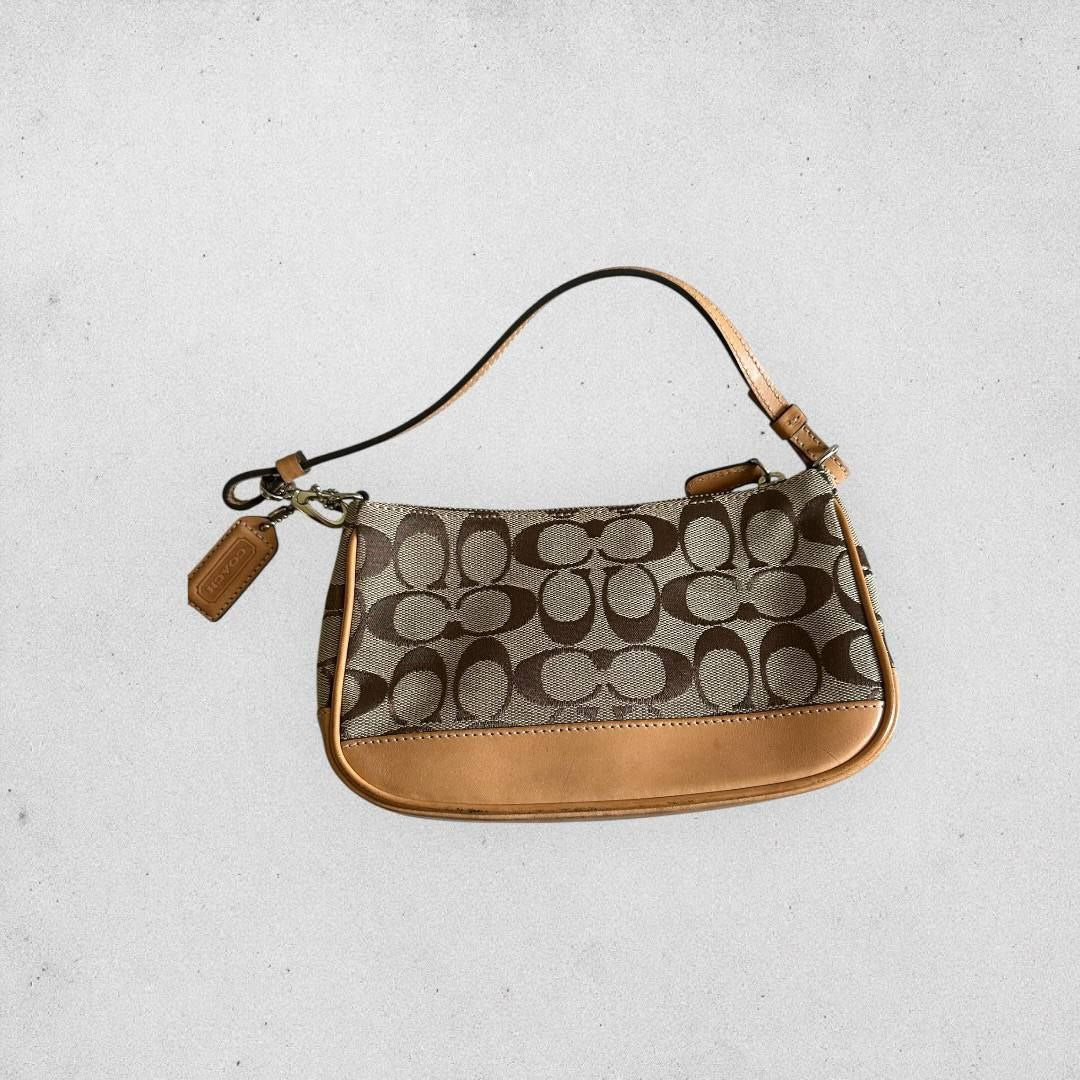 Authentic Vintage Coach Demi Signature Shoulder Bag