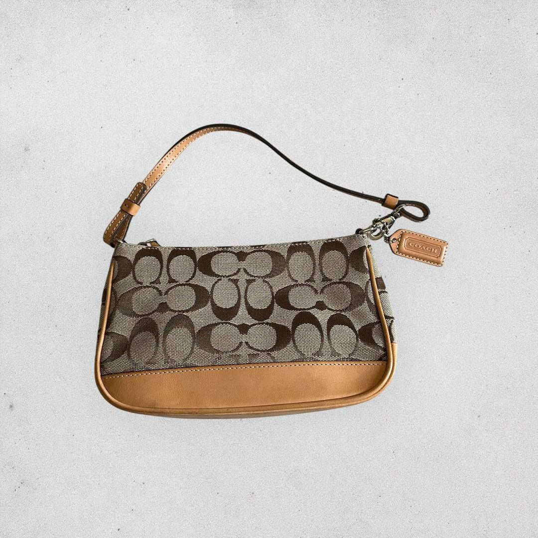 Authentic Vintage Coach Demi Signature Shoulder Bag