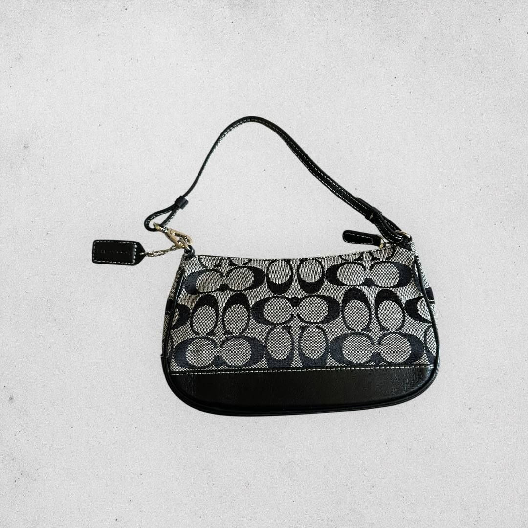Authentic Vintage Coach Demi Signature Shoulder Bag