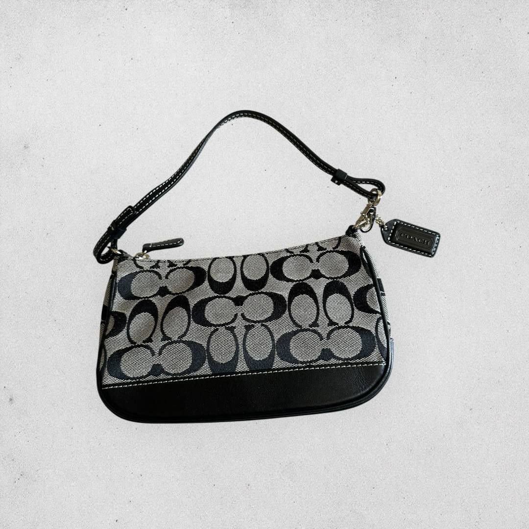 Authentic Vintage Coach Demi Signature Shoulder Bag