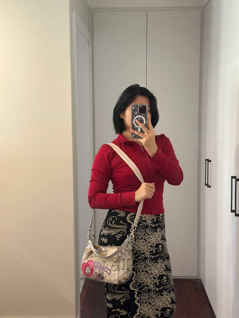 Authentic Vintage Coach Poppy Patchwork Shoulder Bag