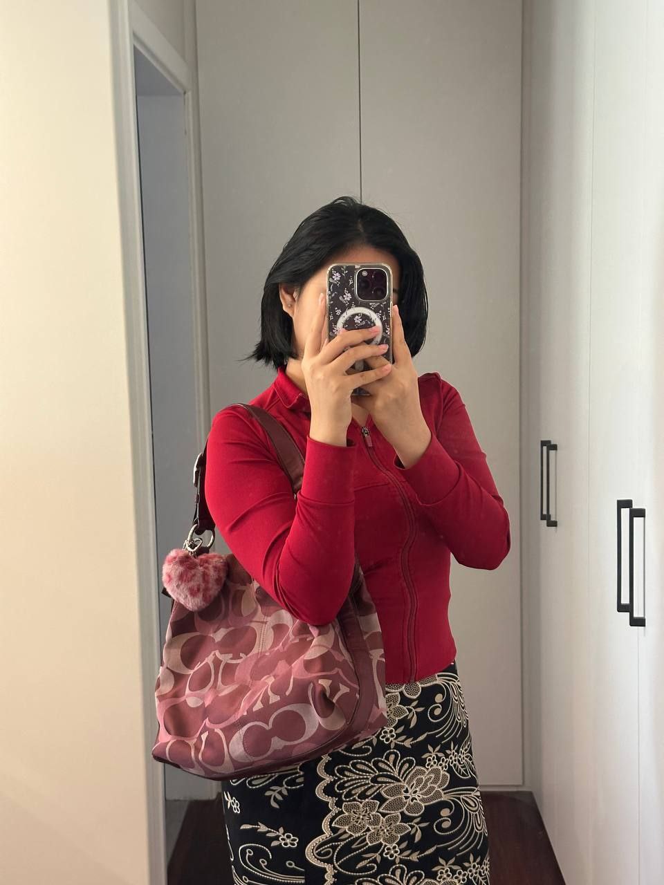Authentic Vintage Coach Optic Penelope Hobo Bag