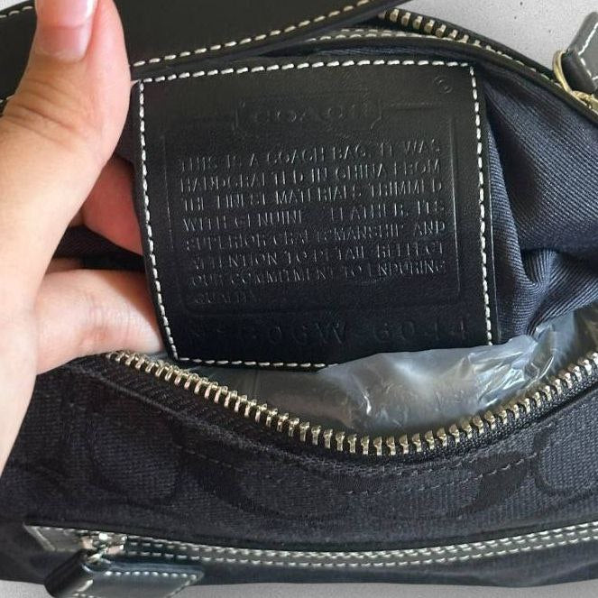 Authentic Vintage Coach Signature Shoulder Bag