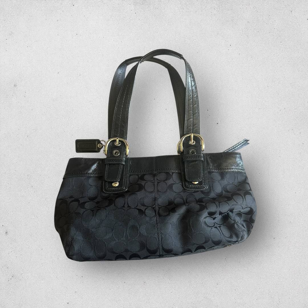 Authentic Vintage Coach Soho Signature Shoulder Bag