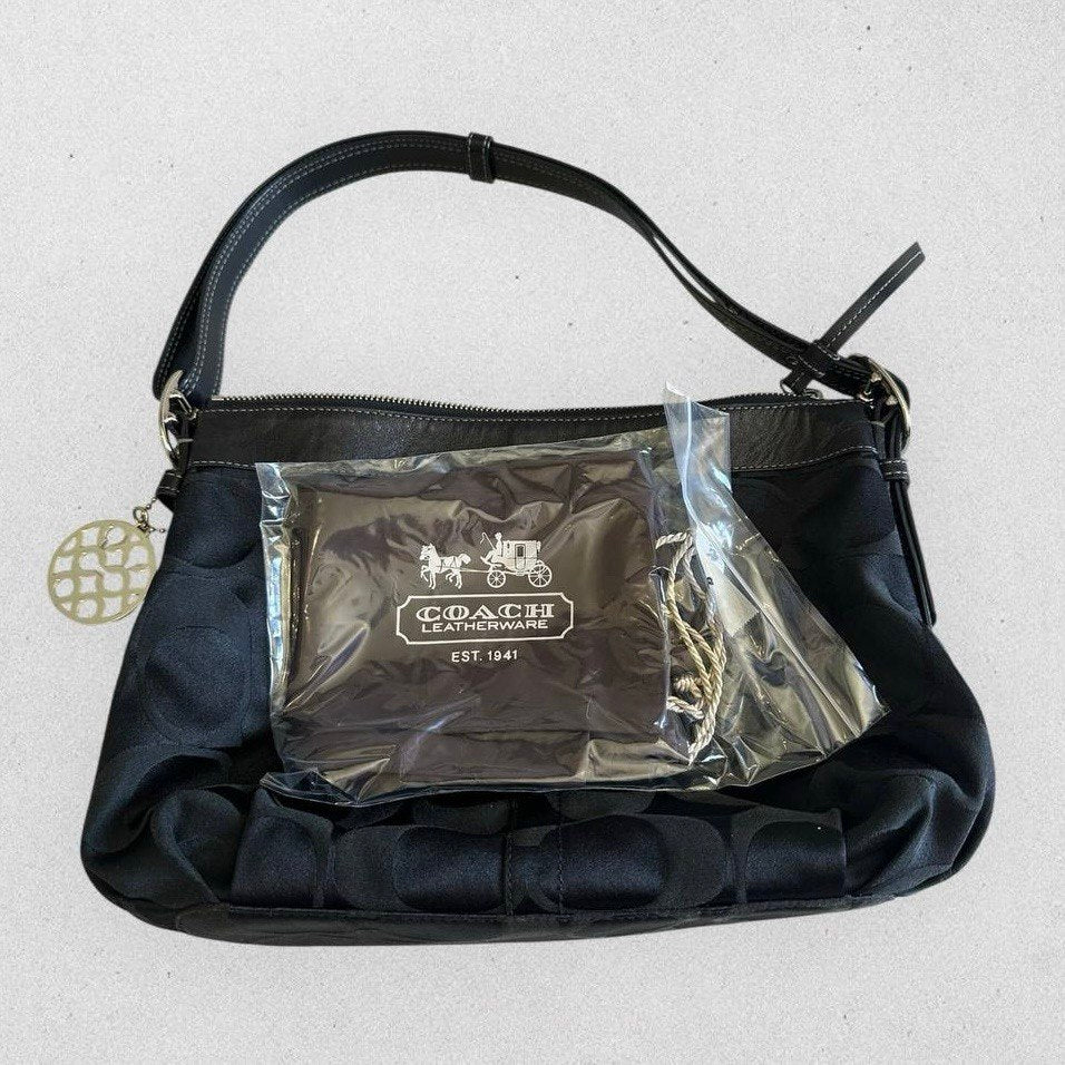 Authentic Vintage Coach Signature Shoulder/Crossbody Bag