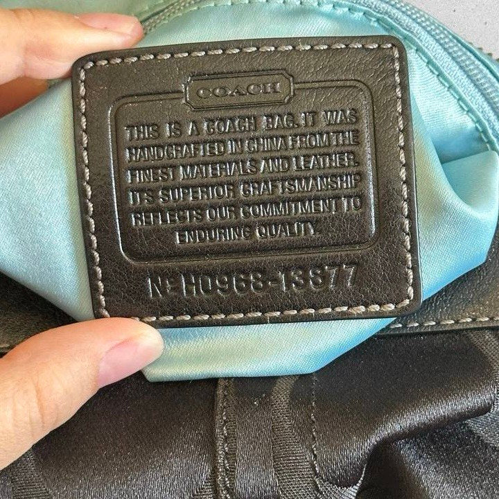 Authentic Vintage Coach Signature Shoulder/Crossbody Bag
