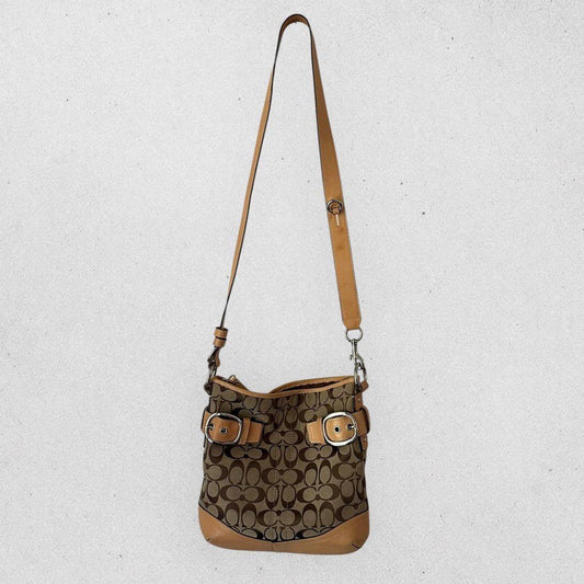 Authentic Vintage Coach Signature Shoulder/Crossbody Bag