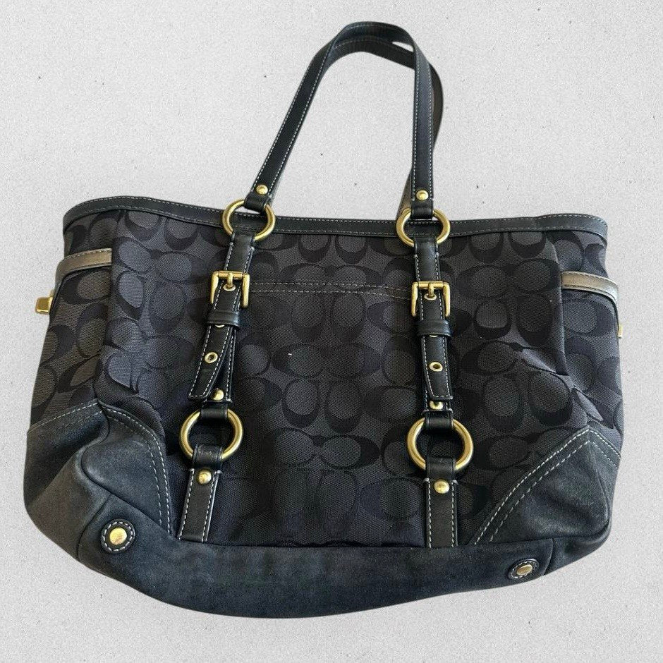 Authentic Vintage Coach Legacy Signature Tote Bag