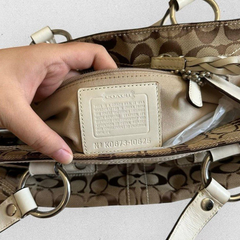 Authentic Vintage Coach Soho Signature Satchel Bag