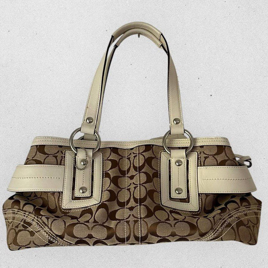 Authentic Vintage Coach Soho Signature Satchel Bag