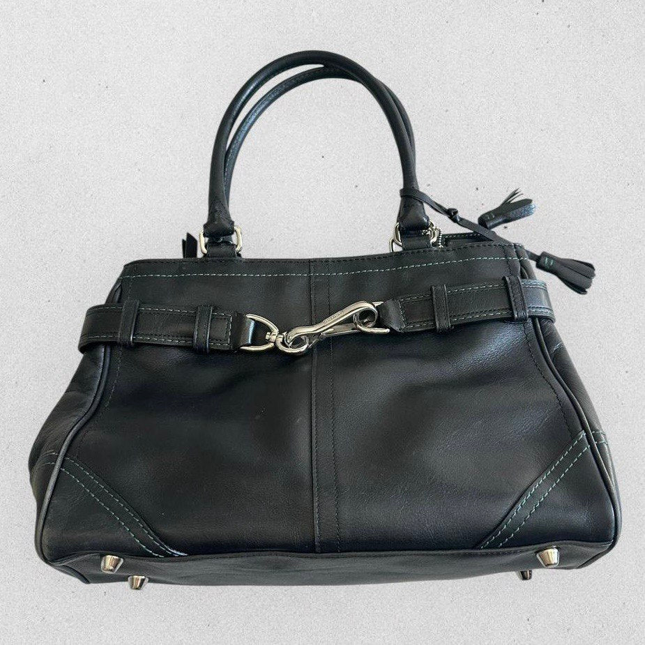 Authentic Vintage Coach Hamptons Leather Small Shoulder Bag