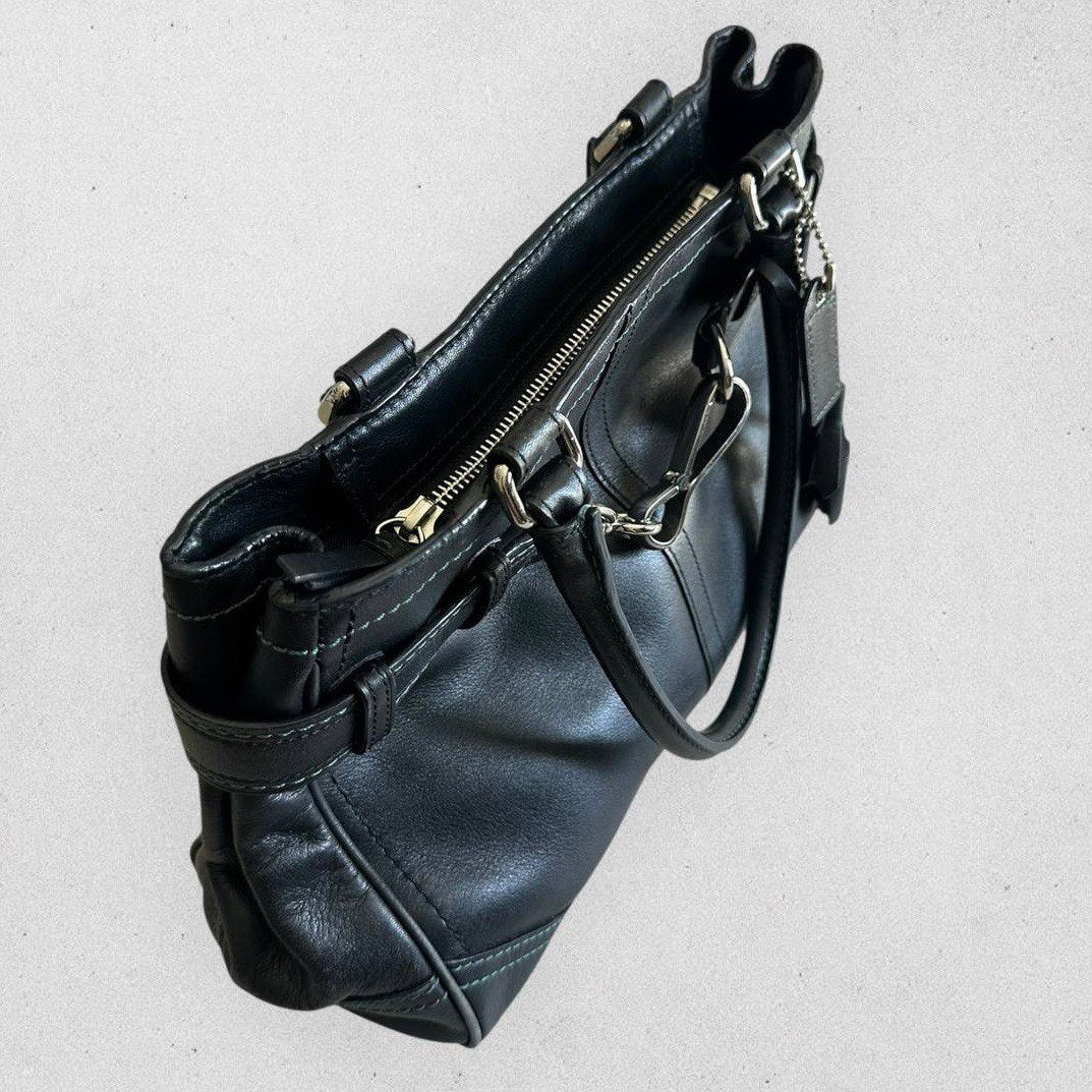 Authentic Vintage Coach Hamptons Leather Small Shoulder Bag