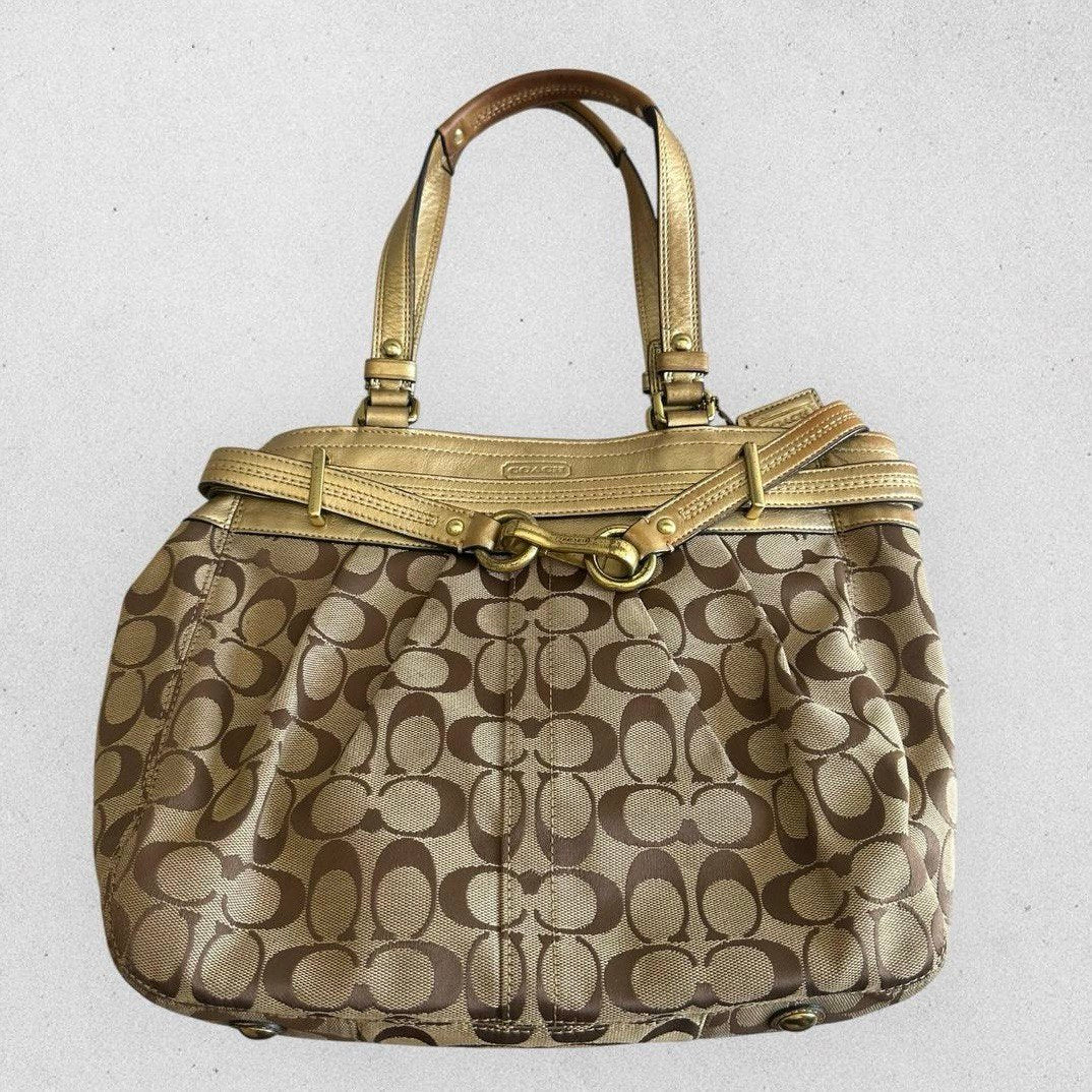 Authentic Vintage Coach Signature Hamptons Shoulder Bag