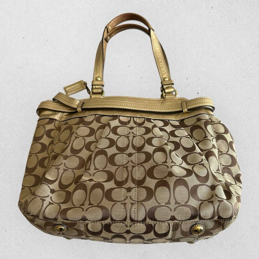 Authentic Vintage Coach Signature Hamptons Shoulder Bag