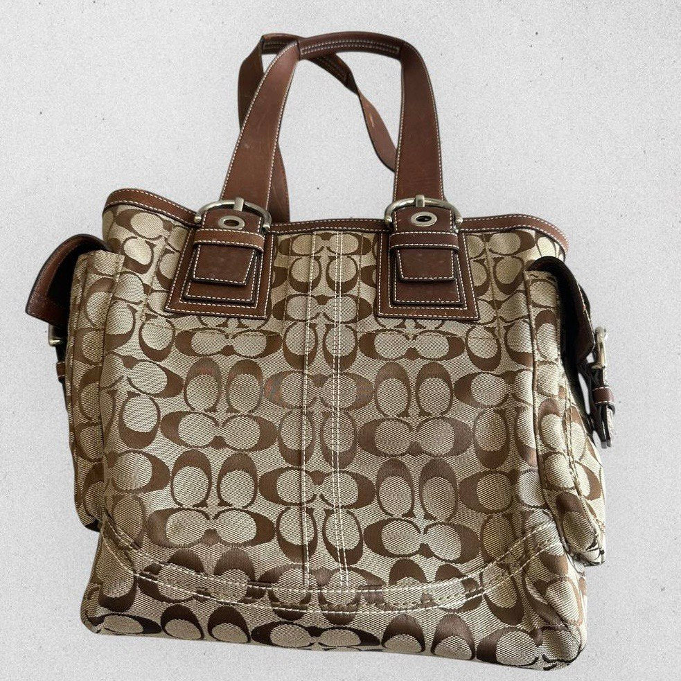 Authentic Vintage Coach Soho Jacquard Tote Bag