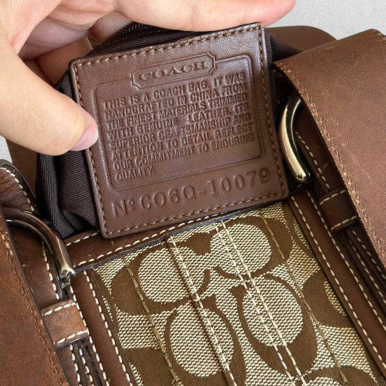Authentic Vintage Coach Soho Jacquard Tote Bag