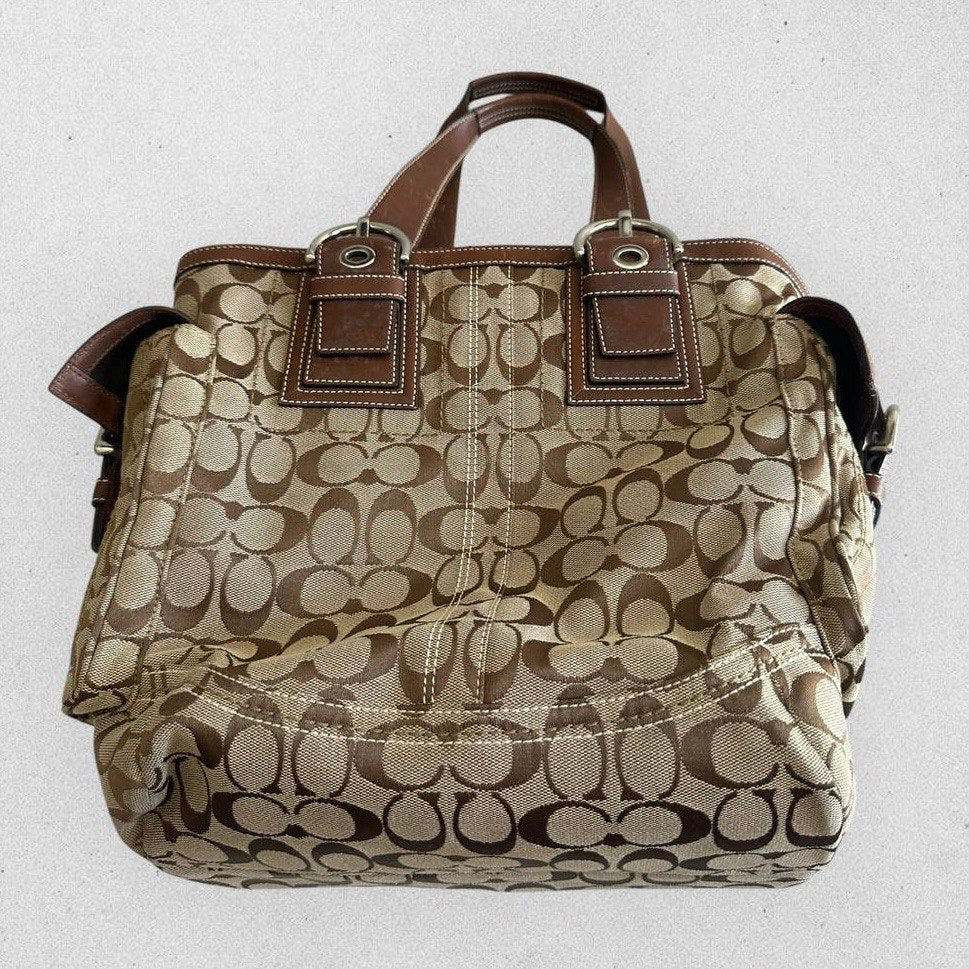 Authentic Vintage Coach Soho Jacquard Tote Bag