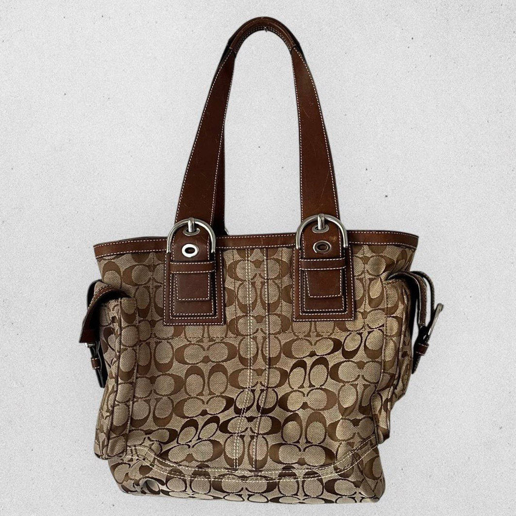 Authentic Vintage Coach Soho Jacquard Tote Bag