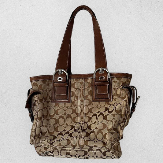 Authentic Vintage Coach Soho Jacquard Tote Bag