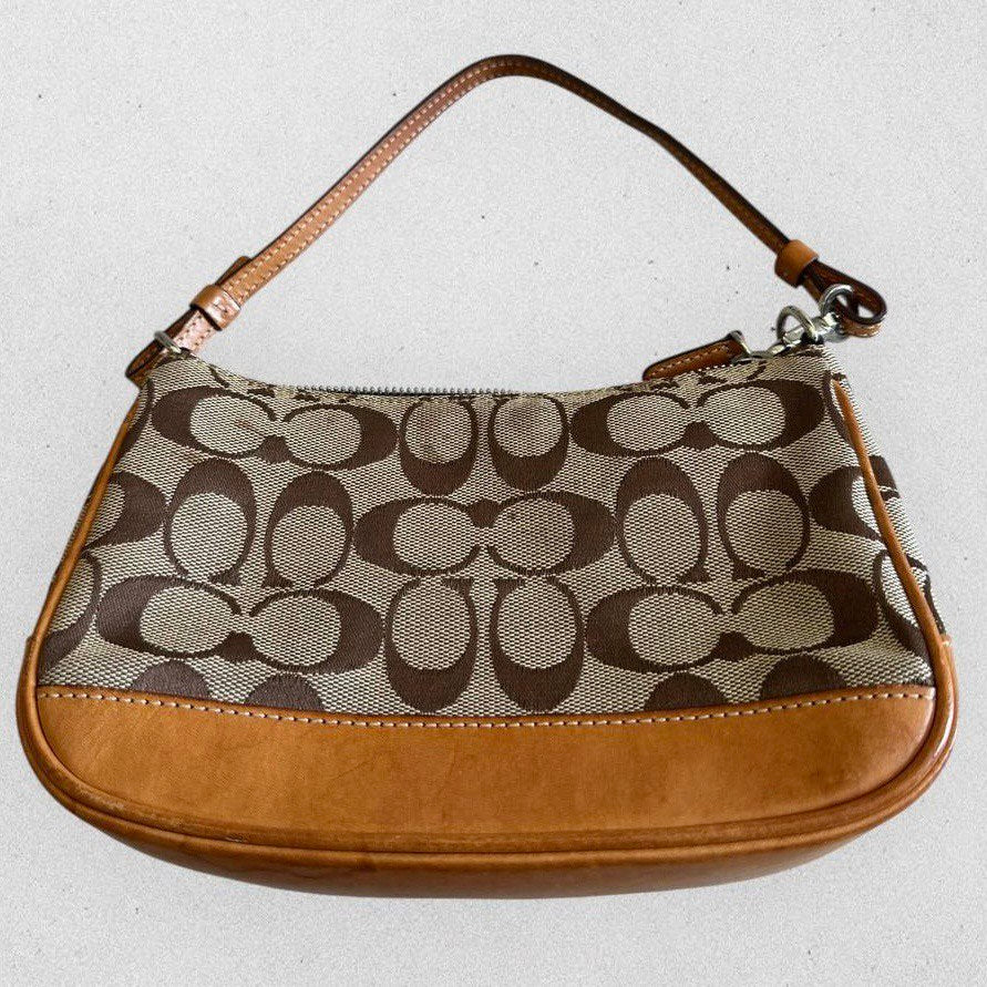 Authentic Vintage Coach Demi Signature Shoulder Bag