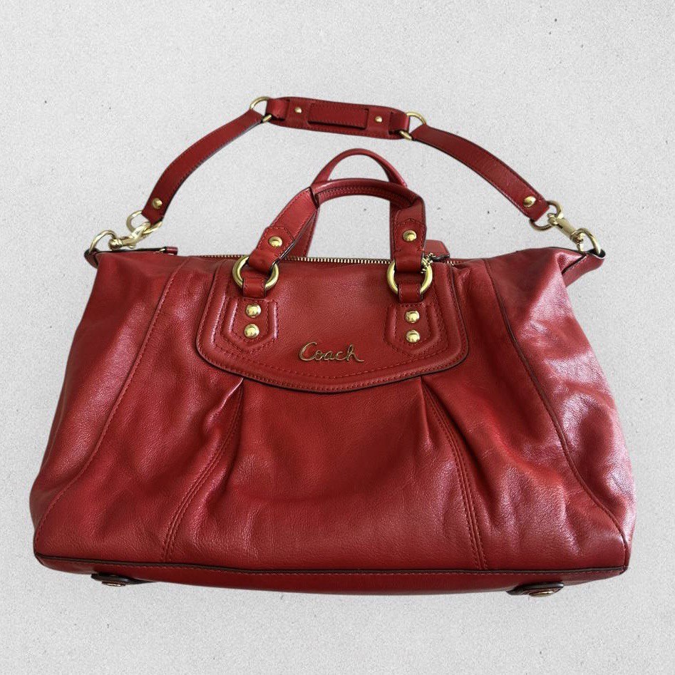 Authentic Vintage Coach Ashley Leather Shoulder Bag