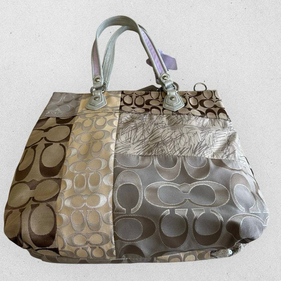 Authentic Vintage Coach Poppy Limited Edition Patchwork Tote Bag