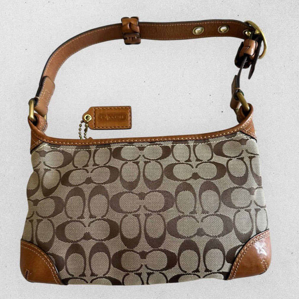 Authentic Vintage Coach Signature Shoulder Bag