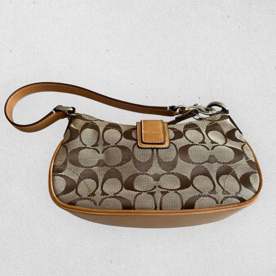 Authentic Vintage Coach Buckle Small Shoulder Bag